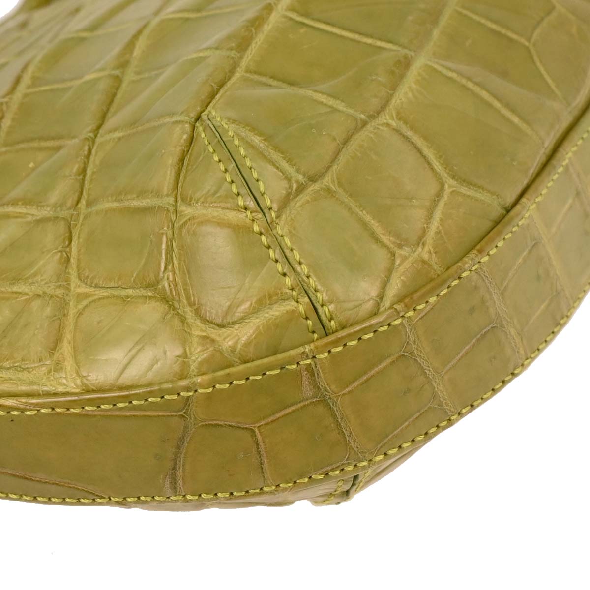 Cartier * Green Crocodile Handbag