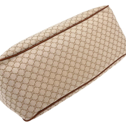Celine Beige Canvas Macadam Boogie Tote Handbag