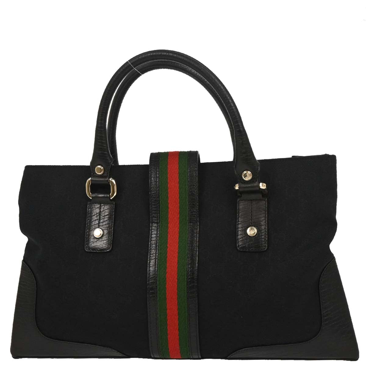 Gucci Black GG Sherry Tote Bag