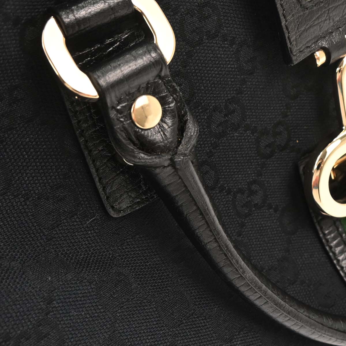 Gucci Black GG Sherry Tote Bag