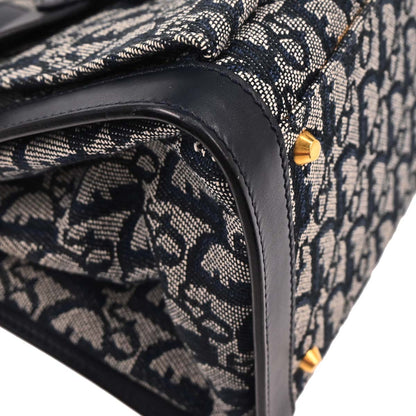 Christian Dior Navy Trotter Tote Bag