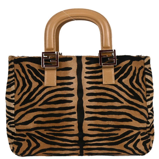 Fendi * Brown Pony Hair Handbag