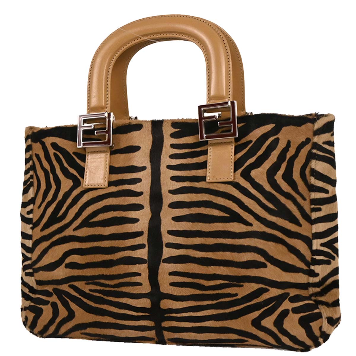Fendi * Brown Pony Hair Handbag