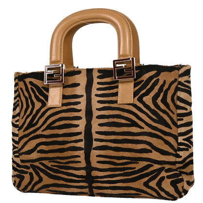 Fendi * Brown Pony Hair Handbag