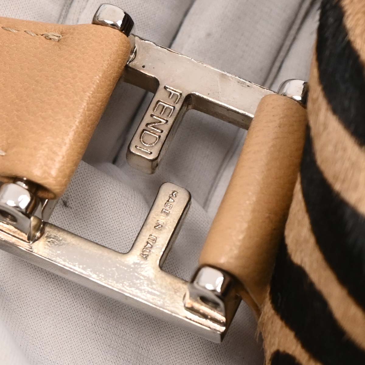 Fendi * Brown Pony Hair Handbag