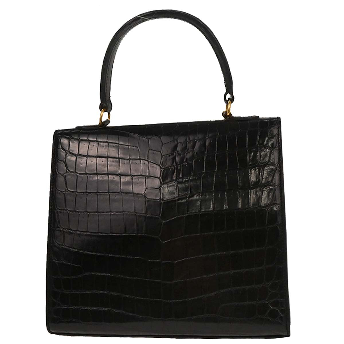 Celine * Black Crocodile Handbag
