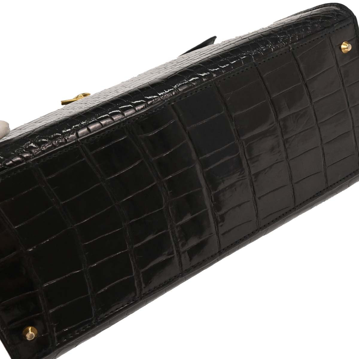 Celine * Black Crocodile Handbag