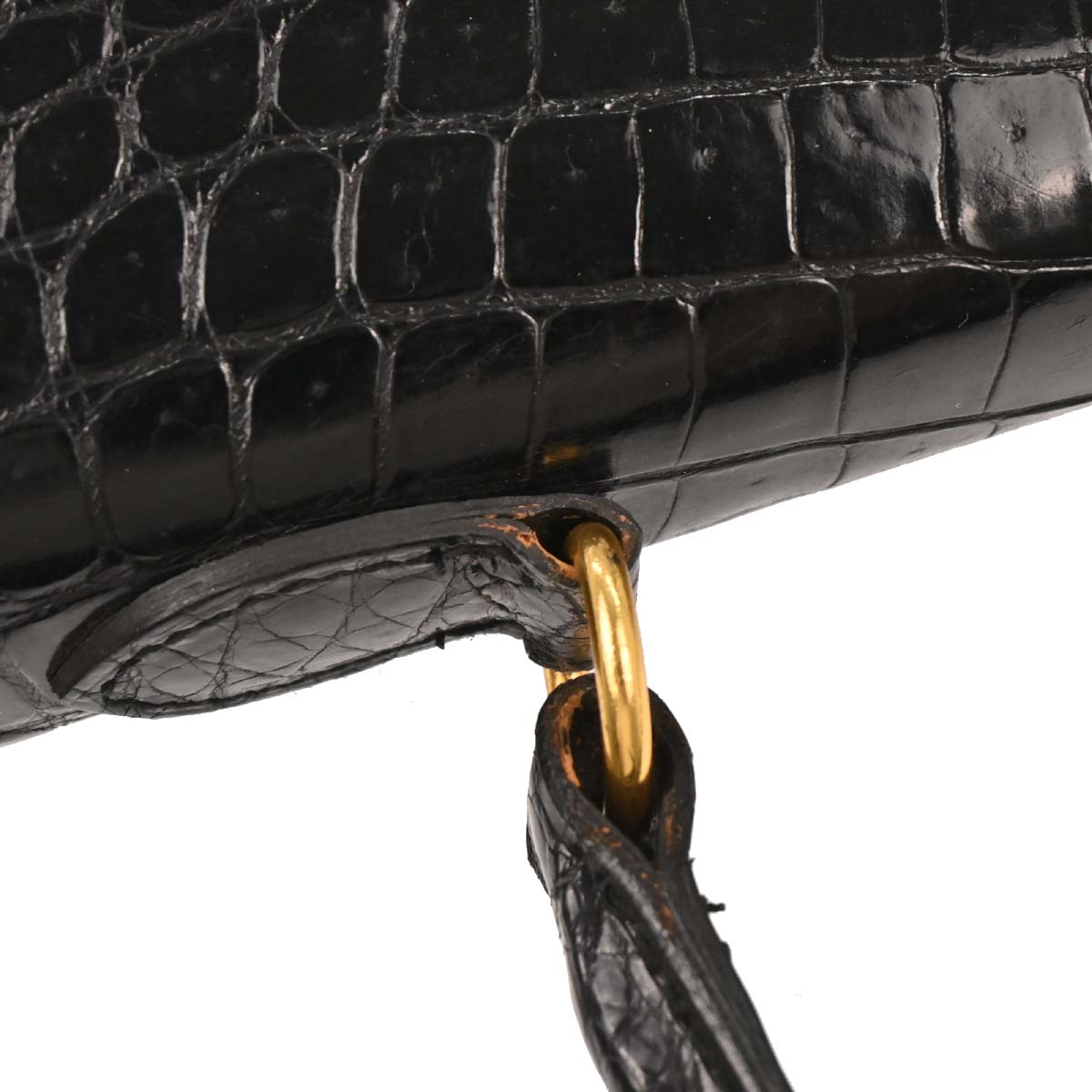 Celine * Black Crocodile Handbag