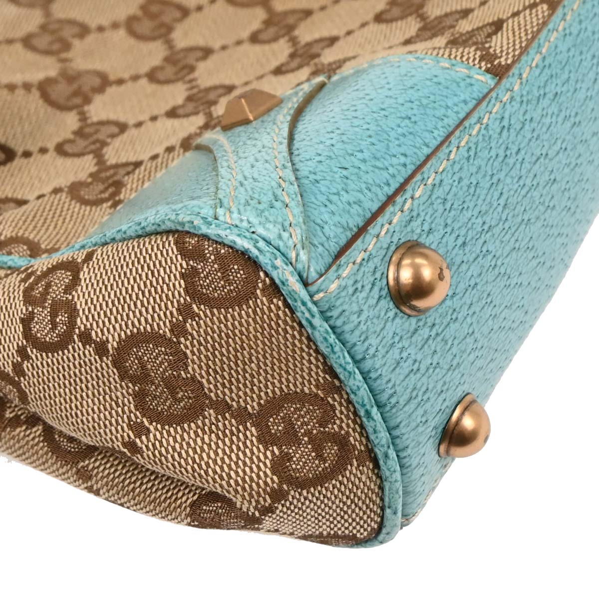 Gucci Beige Blue GG Jackie Handbag