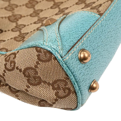 Gucci Beige Blue GG Jackie Handbag