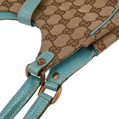 Gucci Beige Blue GG Jackie Handbag