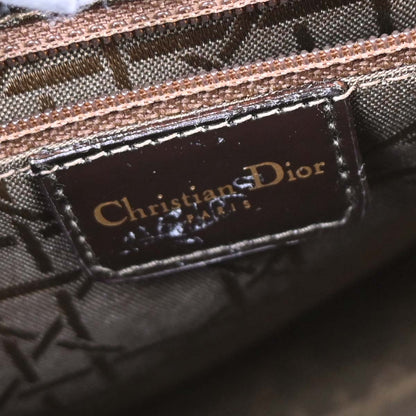 Christian Dior * Beige Pony Hair Lady Dior 2way Shoulder Handbag