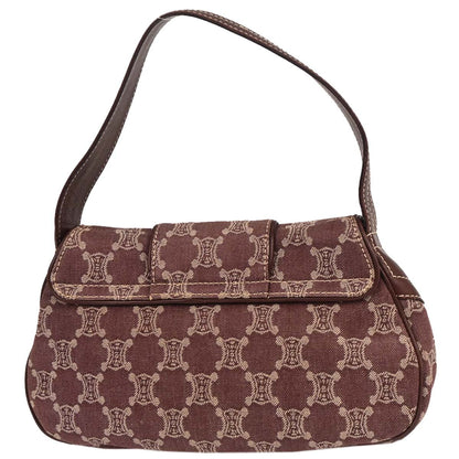 Celine Bordeaux Paris Macadam Shoulder Bag