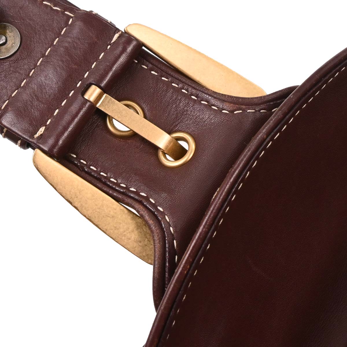 Celine Bordeaux Paris Macadam Shoulder Bag