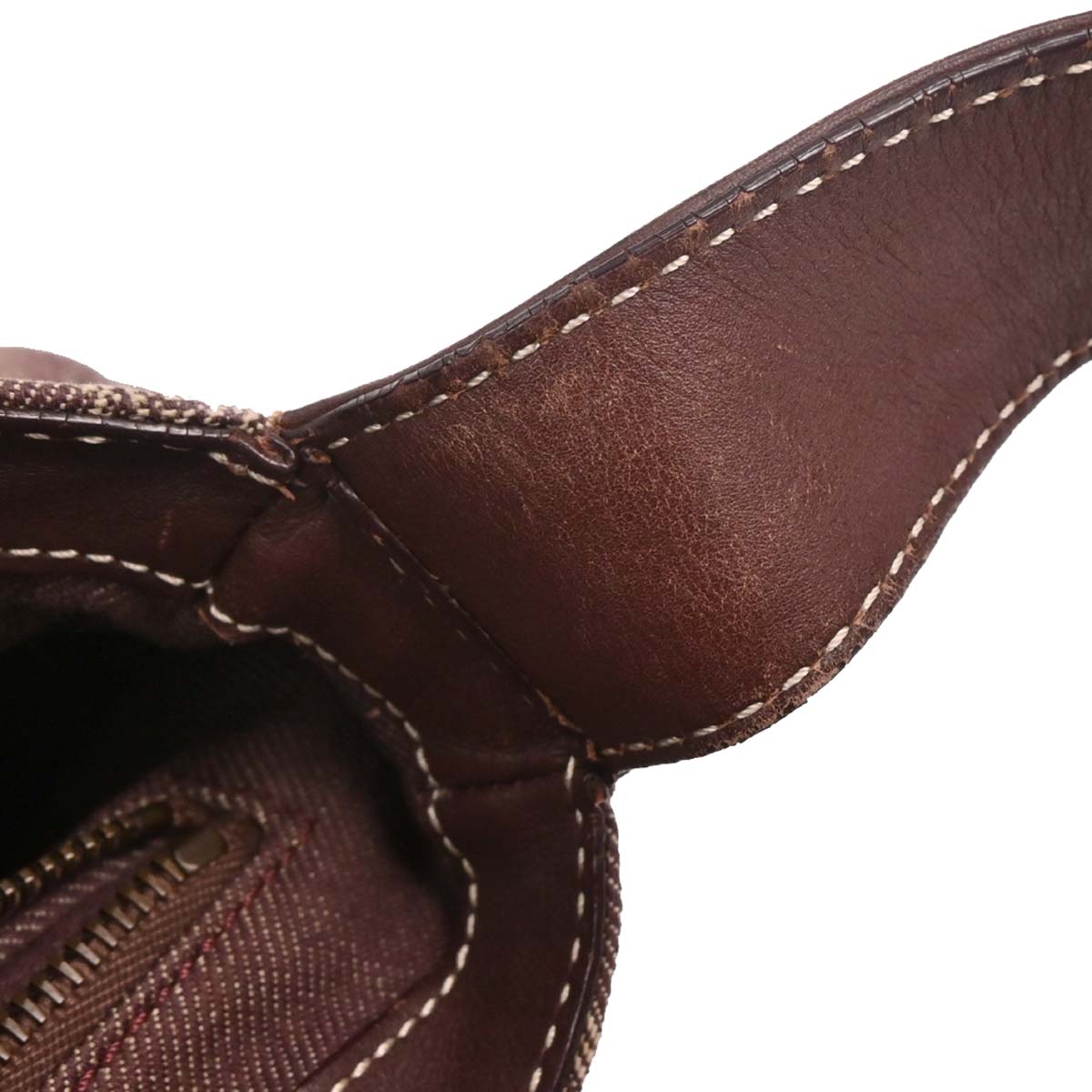 Celine Bordeaux Paris Macadam Shoulder Bag