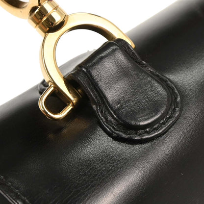 Gucci Black Bamboo 2way Shoulder Handbag