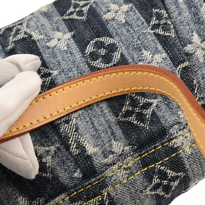 Louis Vuitton Blue Monogram Denim Mini Pleaty Raye Handbag M95333