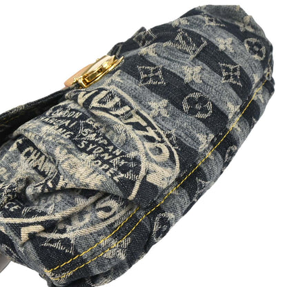 Louis Vuitton Blue Monogram Denim Mini Pleaty Raye Handbag M95333
