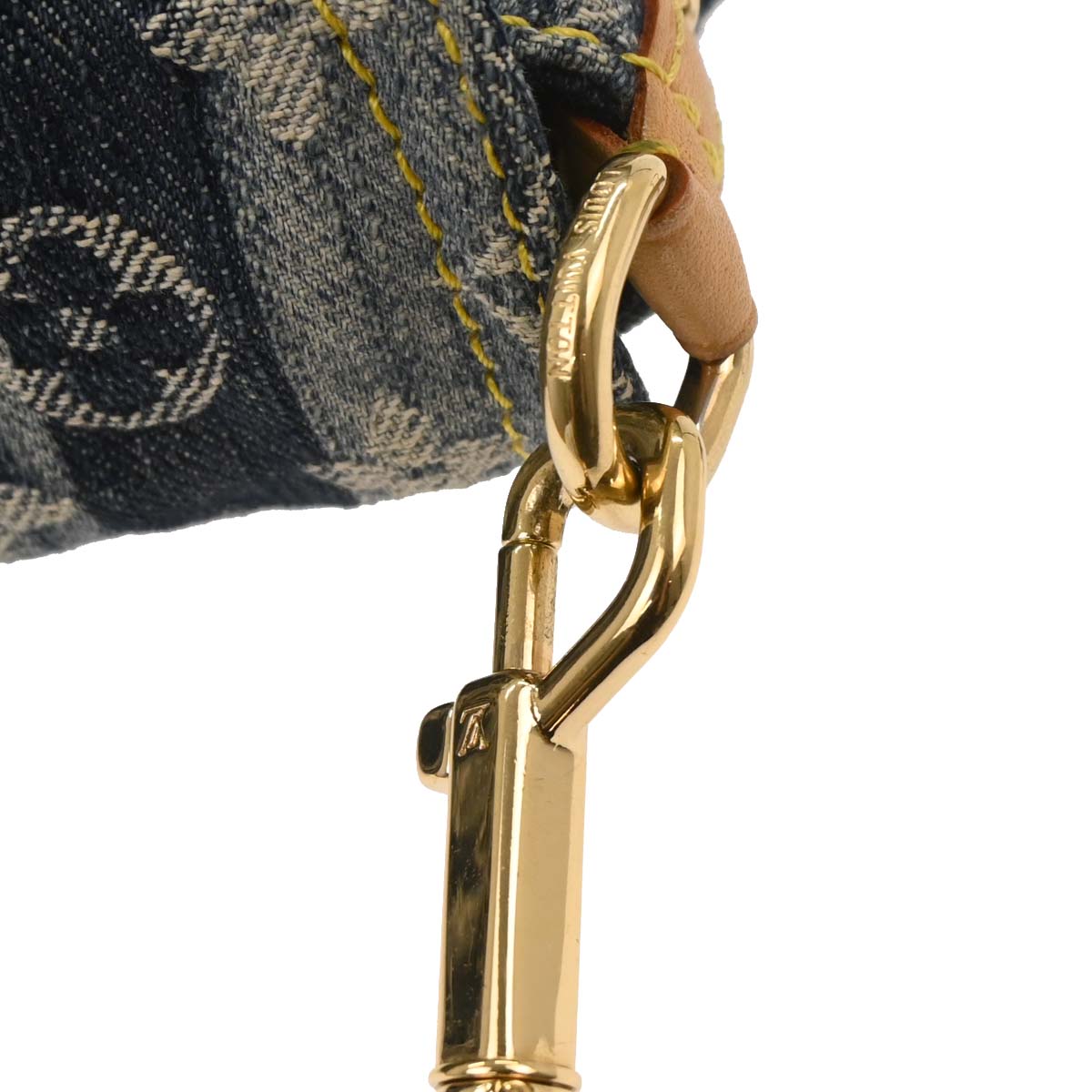 Louis Vuitton Blue Monogram Denim Mini Pleaty Raye Handbag M95333