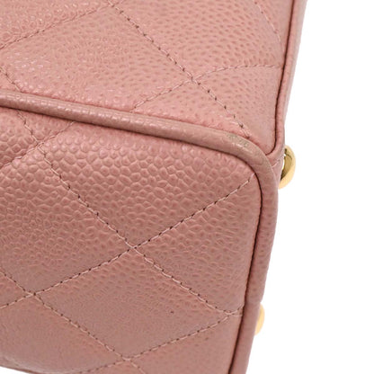 Chanel 2003-2004 Pink Caviar Bowling Bag