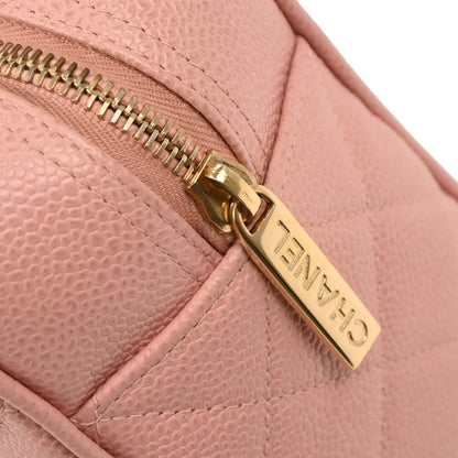 Chanel 2003-2004 Pink Caviar Bowling Bag