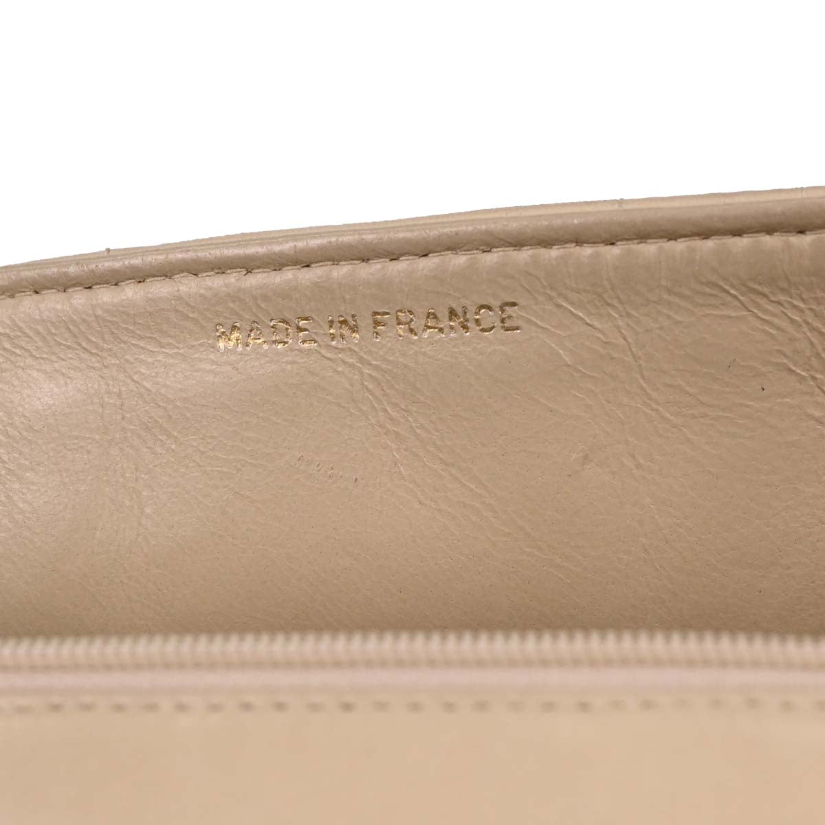 Chanel 1991-1994 Off-white Lambskin Small Classic Double Flap Shoulder Bag