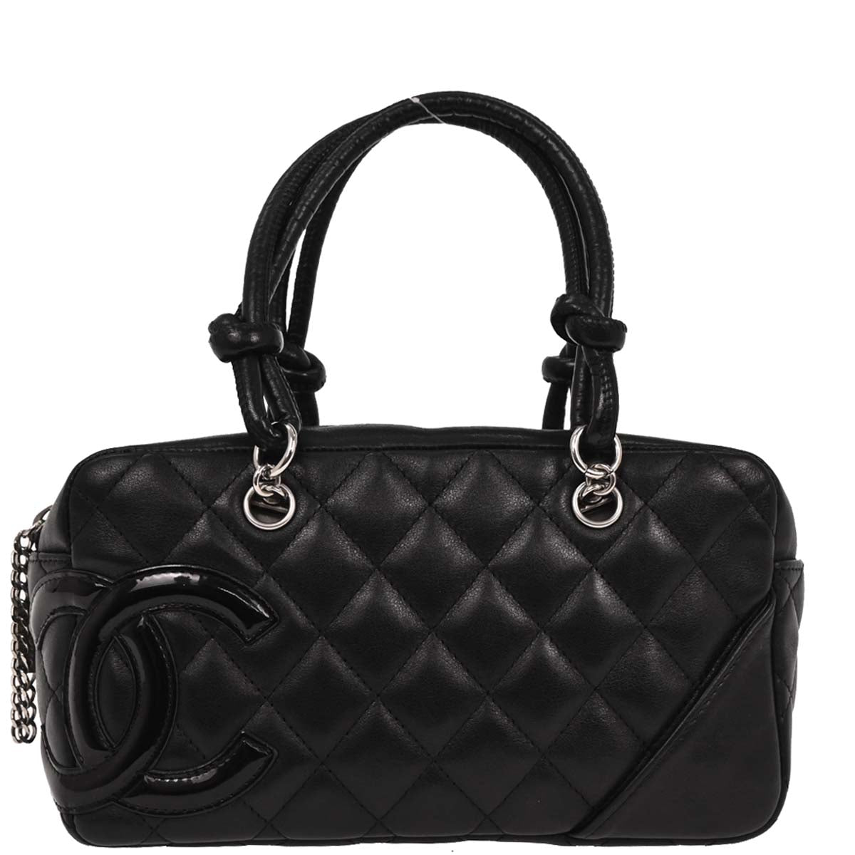 Chanel 2008-2009 Black Calfskin Cambon Ligne Bowling Bag
