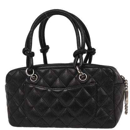 Chanel 2008-2009 Black Calfskin Cambon Ligne Bowling Bag