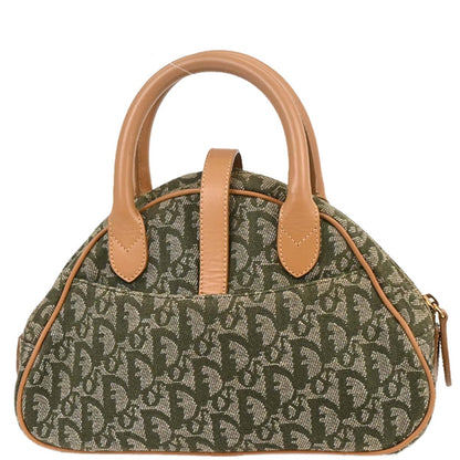 Christian Dior Green Double Saddle Trotter Handbag