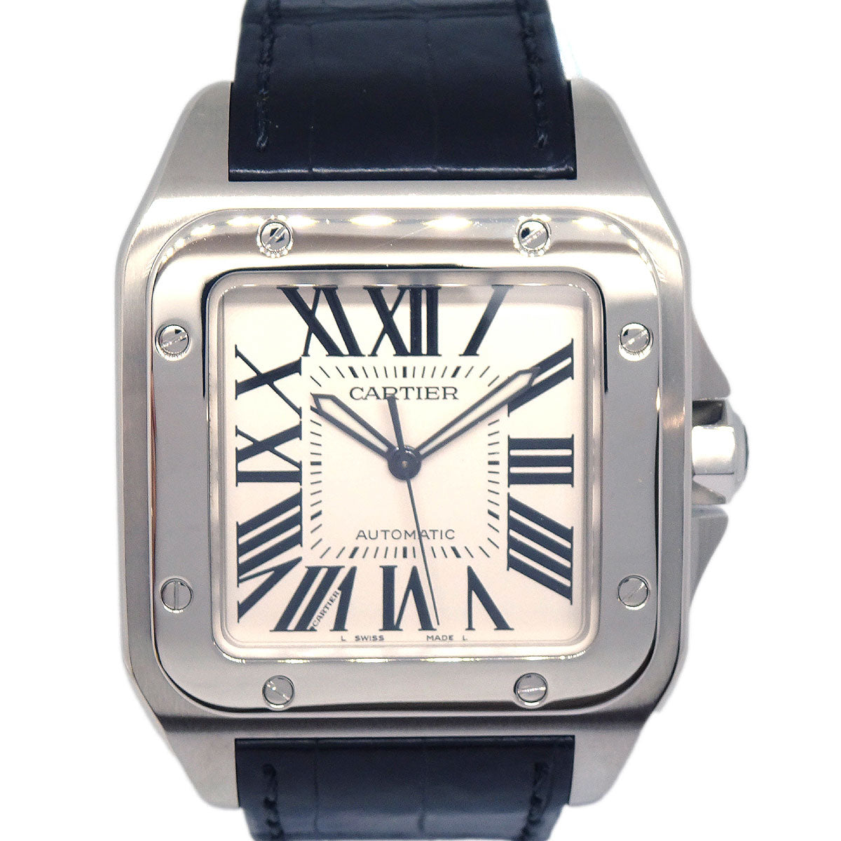 Cartier * Santos 100 Ref.W20132X8 Quartz Watch SS