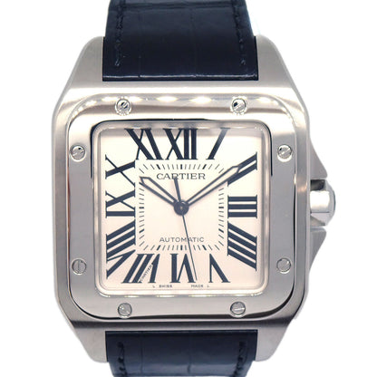 Cartier * Santos 100 Ref.W20132X8 Quartz Watch SS