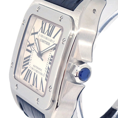 Cartier * Santos 100 Ref.W20132X8 Quartz Watch SS