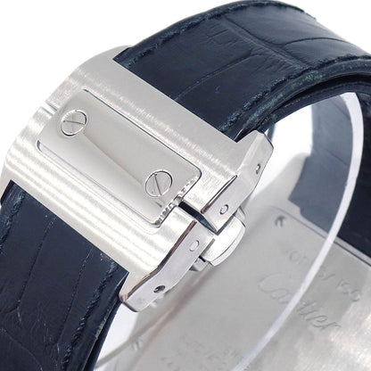 Cartier * Santos 100 Ref.W20132X8 Quartz Watch SS