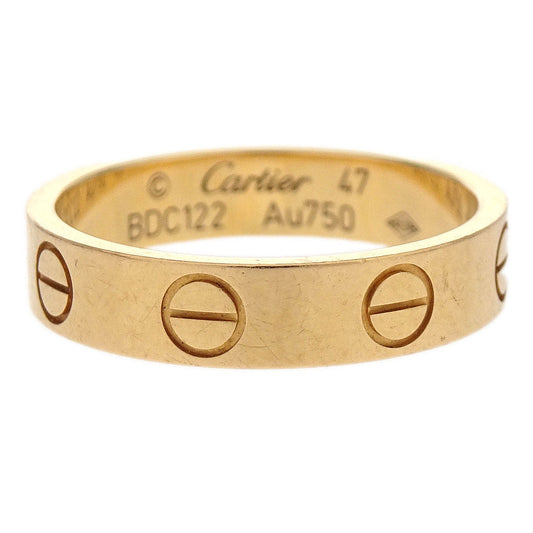 Cartier Mini Love Ring Au750 #47 BDC122