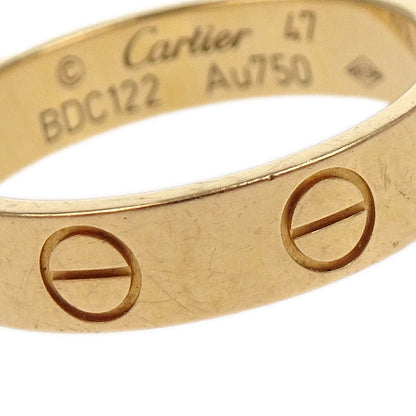 Cartier Mini Love Ring Au750 #47 BDC122