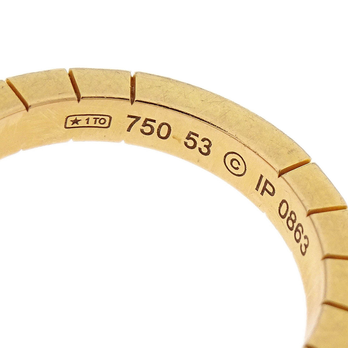 Cartier Lanieres Gold Au750 #53 IP0863
