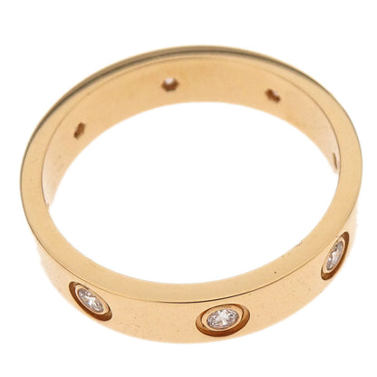 Cartier Mini Love Ring Au750 Diamond #51 OQC445