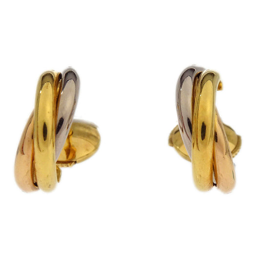 Cartier Trinity Earrings Clip-On Gold 18K Au750 FG6293