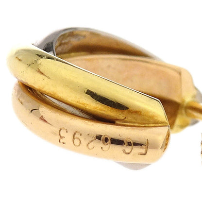 Cartier Trinity Earrings Clip-On Gold 18K Au750 FG6293