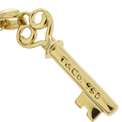 Tiffany & Co. Key Pendant Necklace Au750 Gold