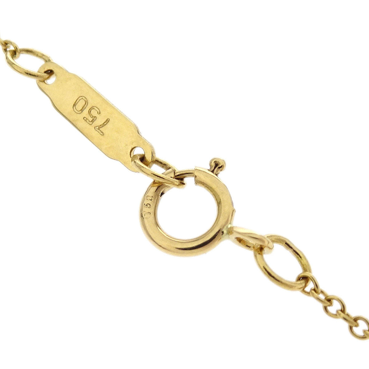 Tiffany & Co. Key Pendant Necklace Au750 Gold