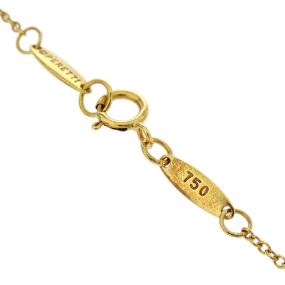 Tiffany & Co. Open Heart Pendant Necklace 750 Gold