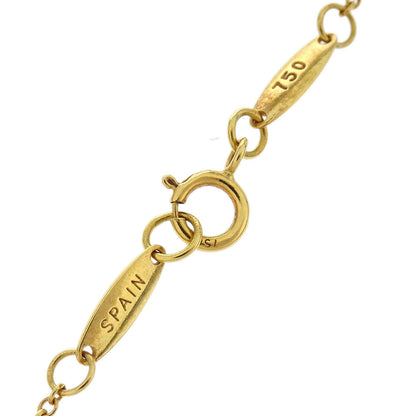 Tiffany & Co. Open Heart Pendant Necklace 750 Gold