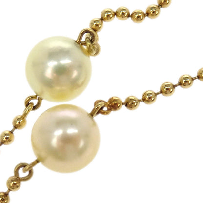 Mikimoto Pendant Necklace 18K Genuine Pearl Gold