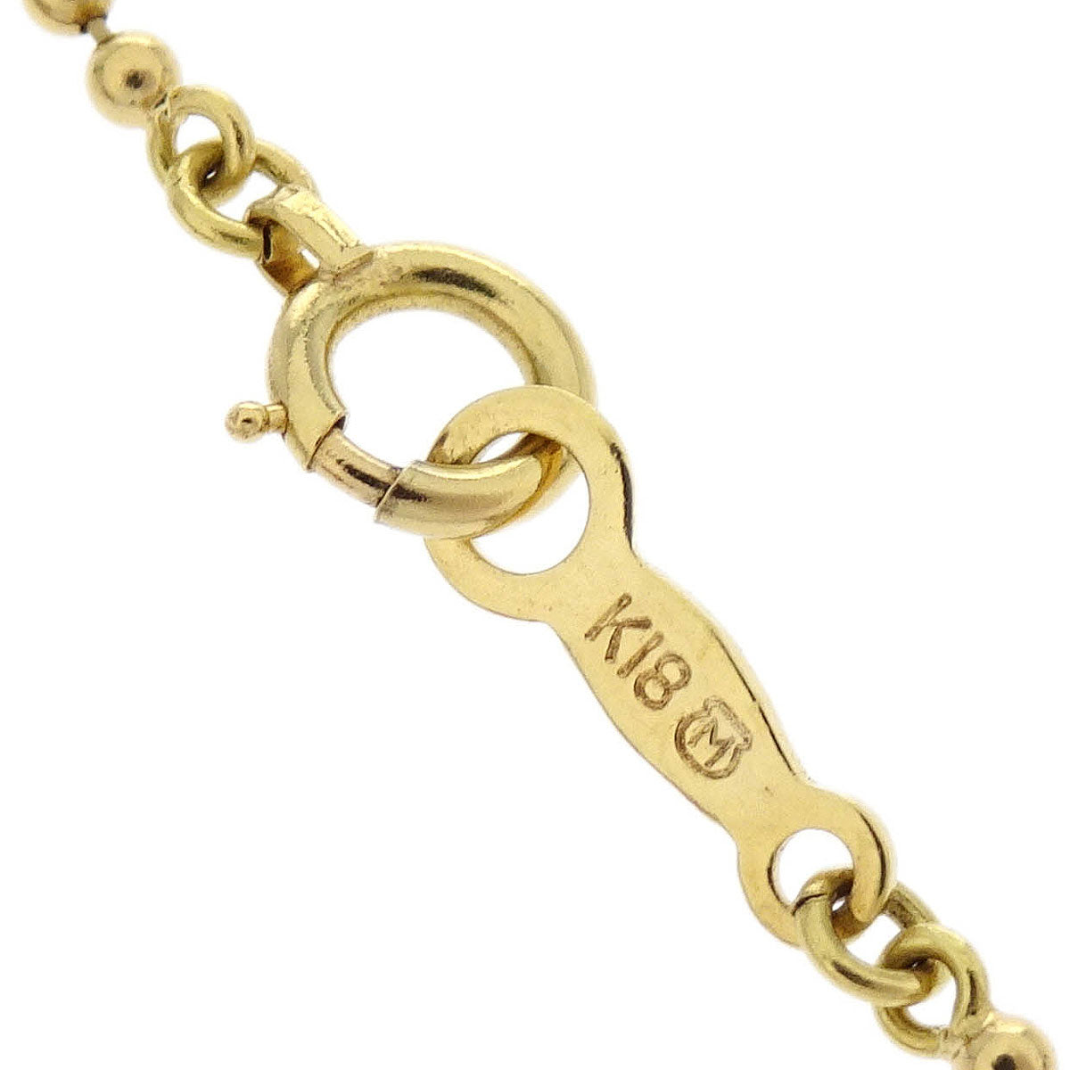 Mikimoto Pendant Necklace 18K Genuine Pearl Gold