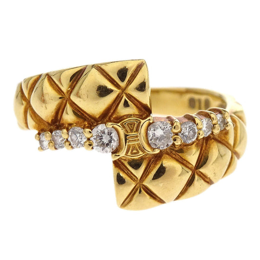 Celine Ring Au750 Diamond Gold #49