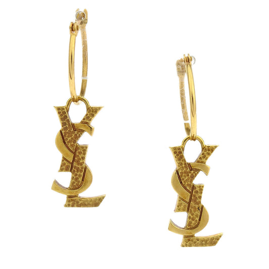 Yves Saint Laurent Piercing Earrings 18K Gold