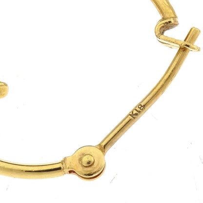 Yves Saint Laurent Piercing Earrings 18K Gold