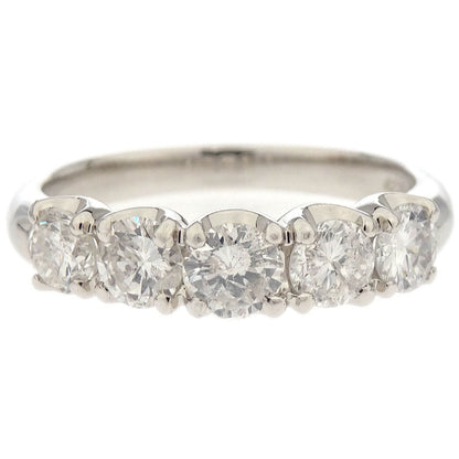 Ring Pt900 Diamond Silver #52