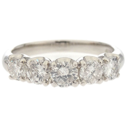 Ring Pt900 Diamond Silver #52